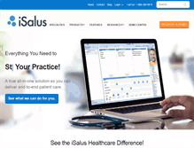 Tablet Screenshot of isalushealthcare.com